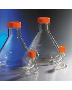 Corning 1L Baffled Polycarbonate Erlenmeyer Flask with Flat Cap