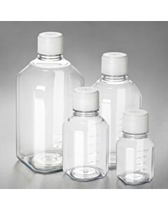 Corning PET Bottle 60mL Graduated 18mm Screw Cap Sterile Triple-bagged