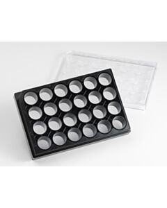 Corning Elplasia® 24-well Black/Clear Round Bottom Ultra-Low Attachment