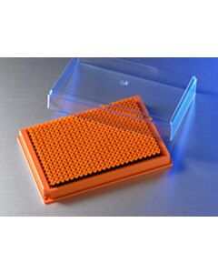 Corning 384 2d Bar Coded Storage Tubes, Round, Without Plug Caps, Racked, 7680/CS