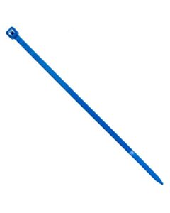 Antylia Cole-Parmer Essentials 40 Pound Nylon Cable Zip Ties, 8" L, Blue; 1000/PK