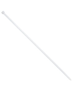 Antylia Cole-Parmer Essentials 50 Pound Nylon Cable Zip Ties, 12.0" L, White; 1000/PK