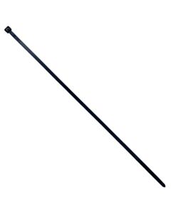 Antylia Cole-Parmer Essentials 50 Pound Nylon Cable Zip Ties, 12.0" L, Black; 1000/PK