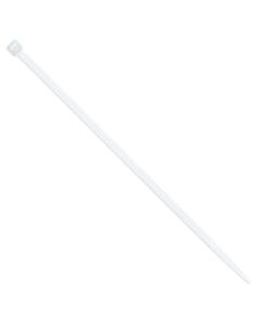 Antylia Cole-Parmer Essentials 40 Pound Nylon Cable Zip Ties, 6.0" L, White; 1000/PK