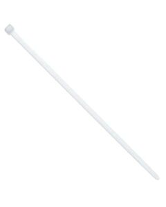 Antylia Cole-Parmer Essentials 50 Pound Nylon Cable Zip Ties, 7.5" L, White; 1000/PK