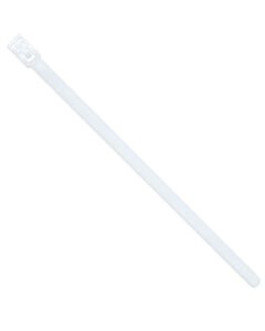 Antylia Cole-Parmer Essentials 50 Pound Nylon Reusable Releasable Cable Zip Ties, White, 7.9" L; 1000/Bag