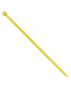 Antylia Cole-Parmer Essentials 18 Pound Nylon Cable Zip Ties, 4" L, Yellow; 1000/PK