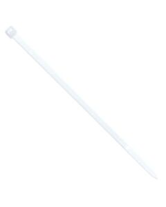 Antylia Cole-Parmer Essentials 18 Pound Nylon Cable Zip Ties, 4" L, White; 100/PK