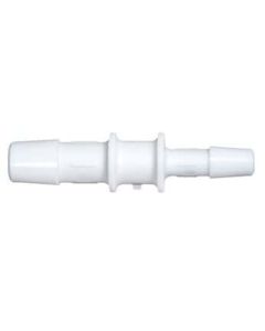 Antylia Cole-Parmer Hose Barb Fitting, Straight Reducer, White Nylon, Cleanroom Packed, 3/16" ID x 3/32" ID; 10/Pk