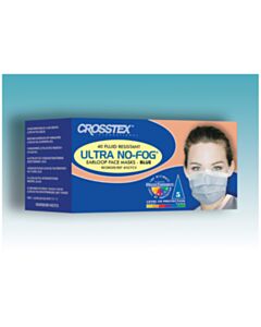 Crosstex ASTM Level 3 Mask, Latex Free (LF), Blue, 400/CS, FogFree