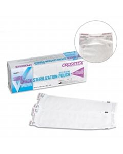 Crosstex Self-Check Self-Seal Sterilization Pouch, 10" x 15", 500/CS