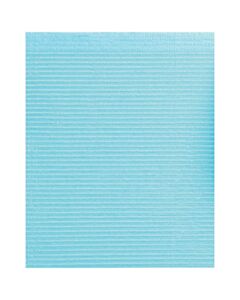 Crosstex Towel, 2-Ply Paper, Poly, 19" x 16", Blue, 500/CS