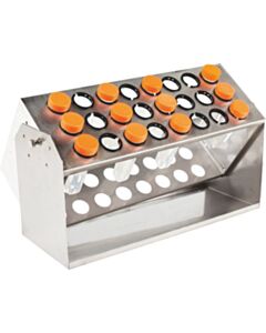 Crystal Industries Adjustable Test Tube Rack,24 holes, ø30mm