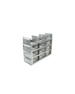 Crystal Industries Sliding Tray Rack For 3" Boxes, 3x4 Configuration, Sliding Drawers w/ Handles