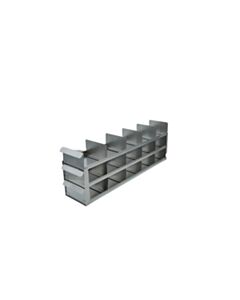 Crystal Industries Sliding Tray Rack For 3" Boxes, 5x3 Configuration, Sliding Drawers w/ Handles