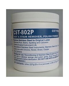 Complete Solutions Medi-Sheen Stain & Rust Remover, Polish Powder, 8 oz, 6/CS