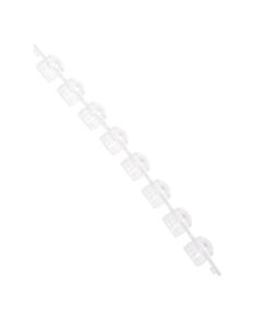 Celltreat CAP ONLY, PCR 8-Strip Dome Caps, Clear, Non-sterile