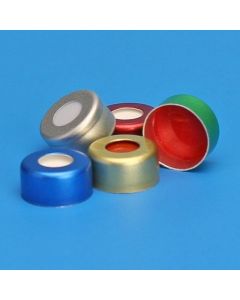 Chemglass Aluminum Seal, 11mm, Red, Clear Ptfe/Red Rubber