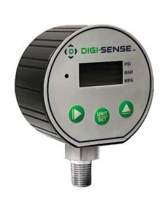 Antylia Digi-Sense Digital Pressure Gauge with Transmitter, 0 to 100 psig, 4/20 mA Output, 4-Digit LCD