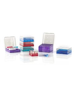 Electron Microscopy Sciences 25-Place Cryostore Box, 8/PK, Cryostore Boxes | Color: Red