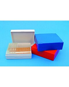 Electron Microscopy Sciences 25 Compact Slide Box, Red