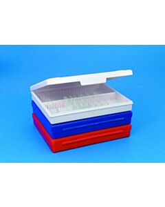 Electron Microscopy Sciences 100-Slide Box, Red