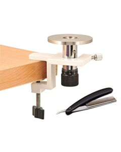 Eisco Labs Hand & Table Microtome, 10 Microns Per Click - For Section Cutting - Includes Wooden