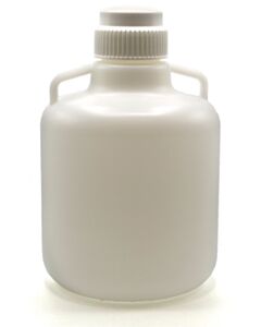 Eisco Labs 10 Liter (2.6 Gallon) Carboy Jug With Gasket Cap