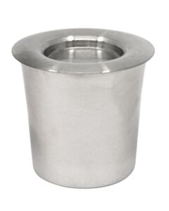 Eisco Labs Crucible & Lid, 100ml - Nickel - Withstands Temperatures Up To 1000??C Ml
