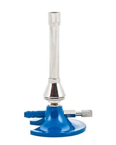 Eisco Labs Teclu Burner, Lp Gas - High Temperature Flame - Needle Valve For Flame Adjustment