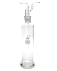 Eisco Labs Drecshels Bottle For Gas Washing, 500ml, Interchangeable Joint Head 29/32, Borosilicate