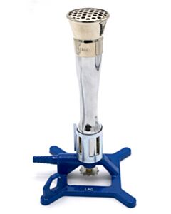 Eisco Labs Liquid Propane Meker Bunsen Burner, Stabilibase Anti-Tip Design With Handle, Lp
