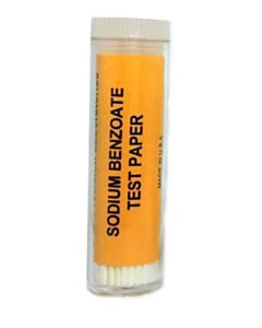 Eisco Labs Sodium Benzoate Paper Strips - Genetic Taste Testing (Vial Of 100)