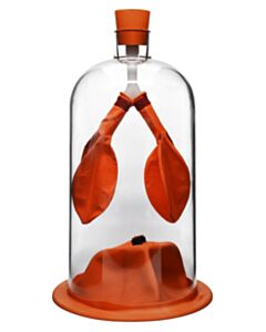 Eisco Labs Lung Function Demonstration Model, 13 Inch - Rubber & Plastic - Shows Lung & Diaphragm