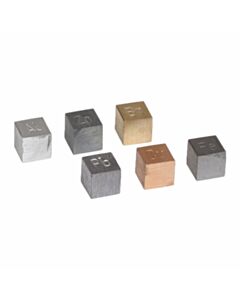 Eisco Labs Density Cubes Set - 6 Metals - For Density Investigation