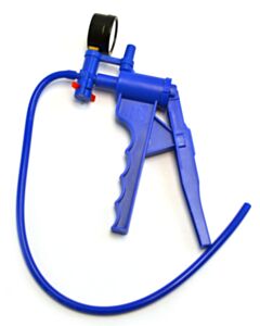 Eisco Labs Blue Handheld Vacuum Pump With Gauge And 19.5" Tube mL