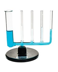 Eisco Labs Glass Equilibrium Tubes With Plastic Base
