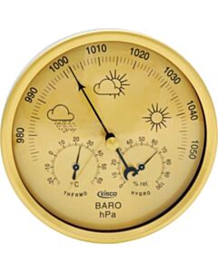Eisco Labs 3 In 1 Weather Station - 5.12" Diameter