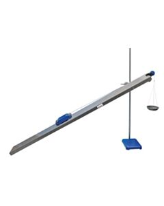 Eisco Labs 48" Inclined Plane Steel With Car, Pulley
