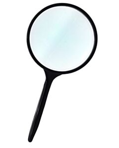 Eisco Labs Magnifying Glass, 4" (100mm) Diameter - Unbreakable Plastic Mount With Handle mL