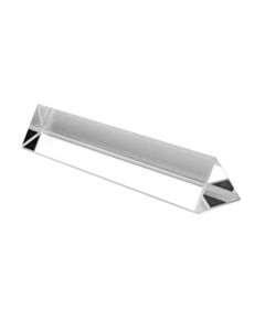 Eisco Labs Equilateral Prism, 6x1" - Glass - Useful For Experiments In Optics, Light Refraction