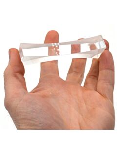 Eisco Labs Double Concave Acrylic Lens; 86mm Length, 20cm Focal Length