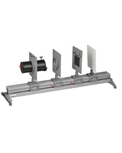 Eisco Labs Complete Optical Bench And Attachment Set, With 20 Lab Activities