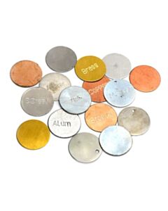 Eisco Labs Set Of Metal Discs (Set Of 16), Metal Identification Kit, Magnetic And Non-Magnetic