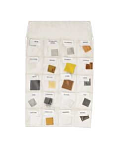 Eisco Labs Materials Collection Set, Educational Exploration, Set Of 20 Magnetic And Non-Magnetic