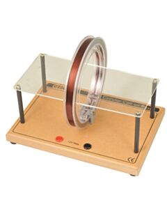 Eisco Labs Circular Copper Coil On Base With 4mm Terminals.