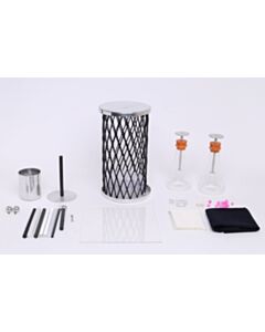 Eisco Labs 15 Piece Electrostatic Demonstration Kit - Includes Electroscopes, Faraday Cage