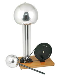 Eisco Labs Hand Crank Van De Graaf Generator, 9.8" Sphere