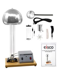 Eisco Labs Van De Graaff Generator, Motor Driven - 120/240v, 50/60hz - Includes Assembled
