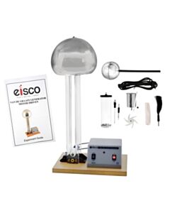Eisco Labs Van De Graaff Generator - Motor Driven Compatible With 110/120v And 220/240v, 50/60hz